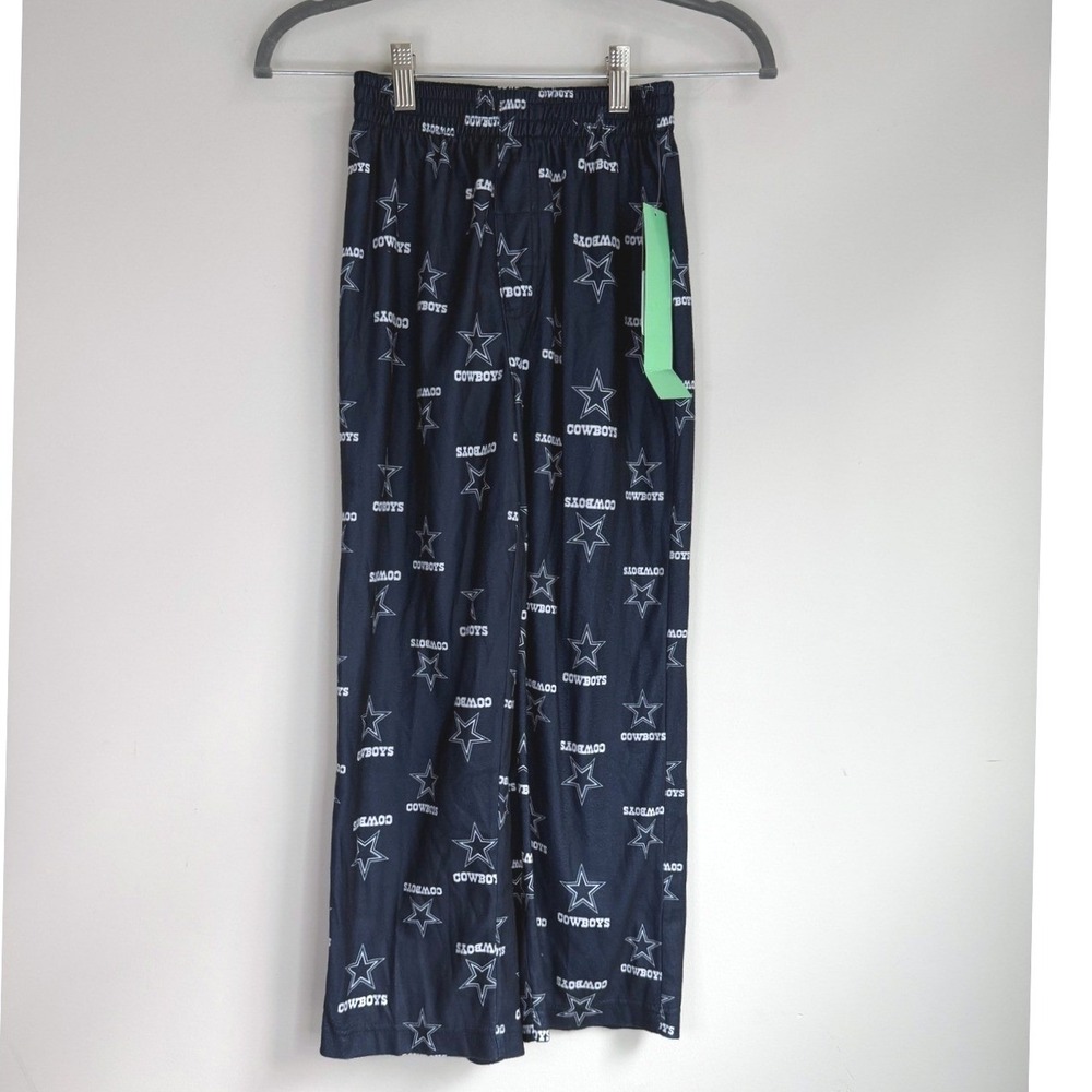NFL Team Apparel Dallas Cowboys  Pajama Pants‎ Navy Blue Star Logo Size 8Y  NEW